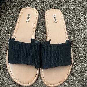 Sonoma Women's Black Slide Sandals